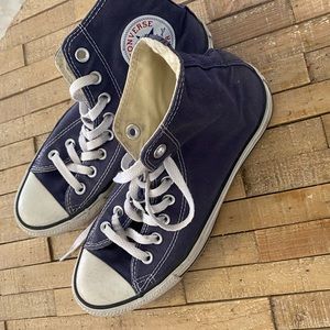 Navy Converse Hi-Tops